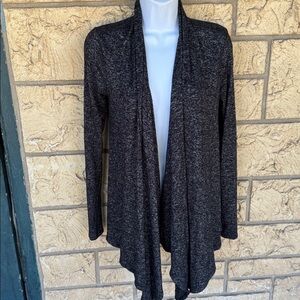 Express Charcoal Gray Open Front Cardigan Size Small